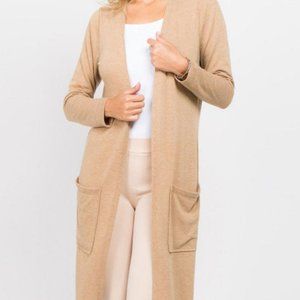 Cardigan Long Sleeve Cardigan with Pockets